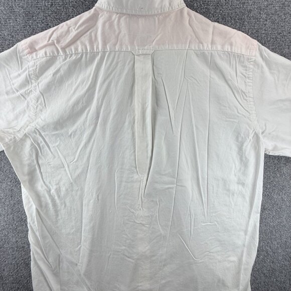 Faconnable Club *** 2XL Short Sleeve Button-Down White French Shirt Men Solid - Picture 13 of 16